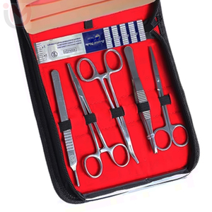 Kit d'entraînement à la suture pour étudiants en médecine avec instruments chirurgicaux et modèle de peau d'entraînement - Product Image 3