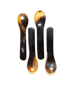 Latest look Horn Salad Servers Horn Spoon Handmade From Natural Buffalo Horn at affordable price range - Product Image 1