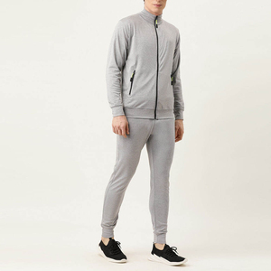 <b>Top</b> Quality Custom Blank Casual Autumn <b>Thermal</b> Men's Sweatpants Hoodie Set Streetwear Breathable 100% Cotton Men Tracksuit - Product Image 2