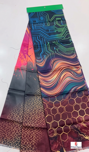 Tela de Poliéster Estampada Digital Personalizada de Primera Calidad para Prendas de Vestir, Vestidos y Uso Textil del Hogar - Product Image 5