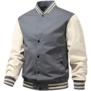 Wholesale OEM 100%Cotton Plus Size Bomber <b>Jacket</b> All Over Custom Men Embroidery Patch Motorcycle Riding Vintage <b>Racing</b> <b>Jacket</b> - Product Image 2