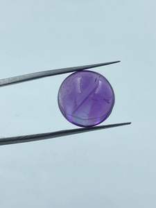 พลอยอเมทิสต์สีม่วงธรรมชาติคุณภาพสูง 12.70 กะรัต ขนาด 16 มม. ทรงกลมเจียระไนแบบบริลเลียนท์ สำหรับทำจี้ - Product Image 4