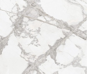 Losas de Porcelana Pulida Blanca Ingresso, Superficies Elegantes con Efecto Mármol para Interiores de Lujo - Product Image 2