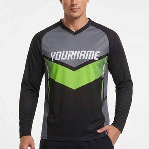 เสื้อจักรยานเสือภูเขาแขนยาวขายส่ง เสื้อเจอร์ซีย์ดาวน์ฮิลล์แบบกำหนดเอง เสื้อเจอร์ซีย์ปั่นจักรยานผู้ชายสำหรับมอเตอร์ครอส - Product Image 2