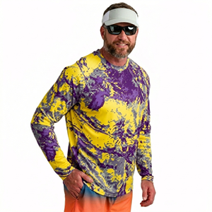 Últimos Diseños Unisex Estilo Profesional UPF 50 Antibacteriano Impermeable Spandex/Poliéster 160g Impresión por Sublimación Frontal - Product Image 1