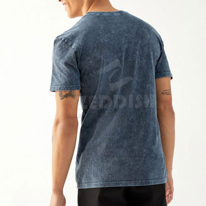 Fabricant pakistanais de t-shirts pour hommes en tissu délavé à l'acide, service OEM, vêtements décontractés pour hommes, t-shirts délavés à l'acide - Product Image 3