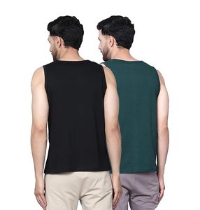 Chaleco de Diseño para Hombre, Versátil, de Algodón, Tipo Sando/Baniyan/Ganji para Chicos - Perfecto para Entrenamientos en el Gimnasio, Vacaciones y Playa - Product Image 3