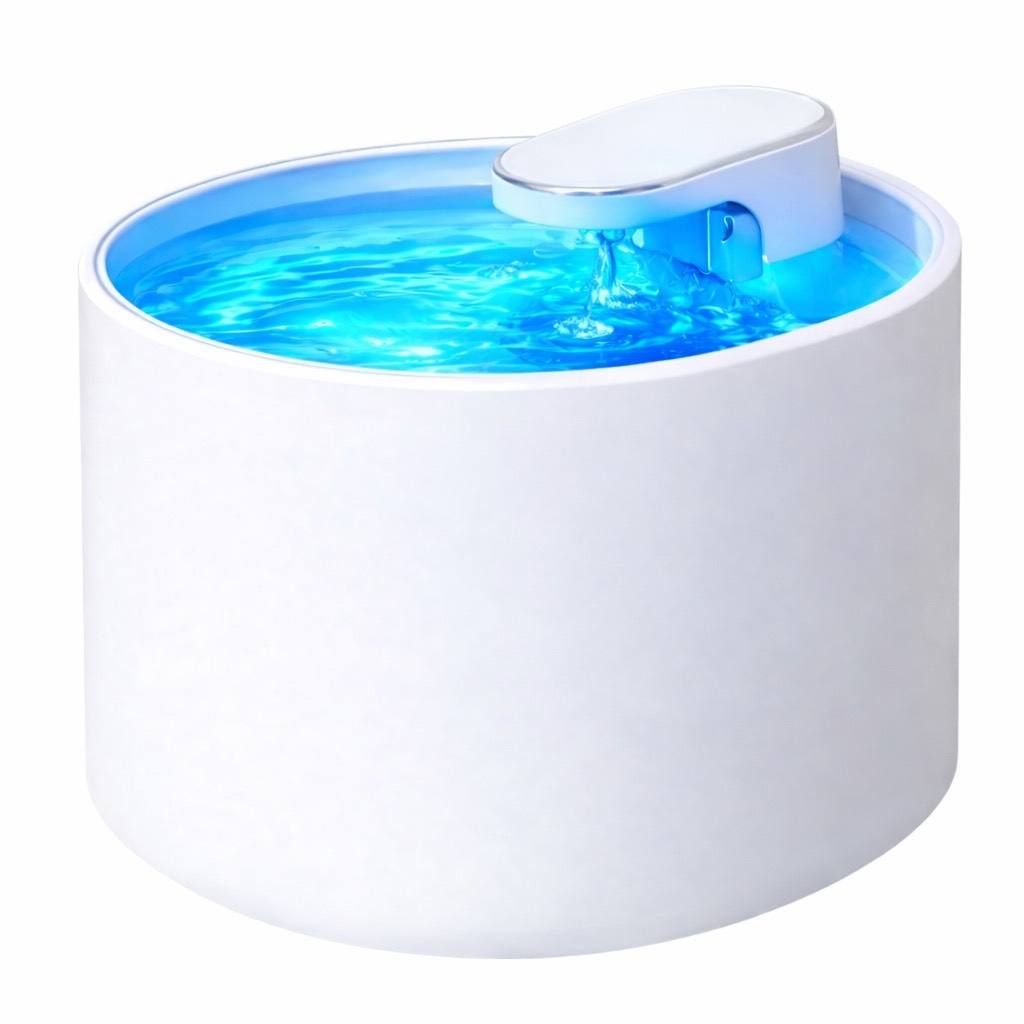 สีขาว (พรีเมียม + LED + ปิดอัตโนมัติ)