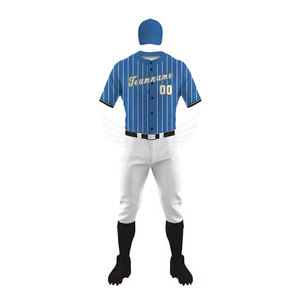 Tenue légère et flexible pour un mouvement facile, uniforme de baseball, vêtements de sport, uniforme de baseball entièrement boutonné - Product Image 2