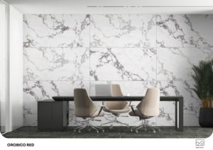 Azulejos de porcelana de lujo con superficie adhesiva de diseño, tamaño 600X1200, azulejos de gran tamaño para espacios de vida y oficinas. - Product Image 6