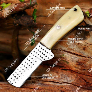 Mejor Precio Cuchillo Artesanal de Herrador, Cuchillo de Vaquero para Cortar Toro, Cuchillo de Hoja Fija para Caza y Camping, Full Tang, EDC para Exteriores, OEM, Venta al por Mayor - Product Image 3