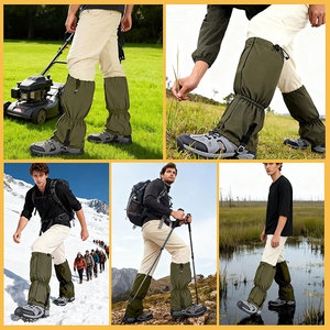 Polainas Impermeables de Oxford 900D Duraderas al por Mayor |   Cubrezapatos Ajustables y Transpirables |   Equipo para Senderismo y Caza al Aire Libre - Product Image 4
