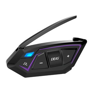 <span class=keywords><strong>EJEAS</strong></span> <span class=keywords><strong>Ms8</strong></span> BT5.1 8 Riders Music Share FM Impermeable Inalámbrico Bluetooth 5,1 Casco Intercomunicador Malla Motocicleta Intercomunicador - Product Image 2