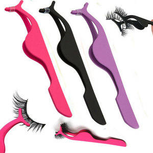 Aplicador de Precisión para Extensiones de Pestañas, Herramienta de Colocación de Pestañas Postizas de Acero Inoxidable, Instrumento Cosmético Profesional de Belleza - Product Image 1