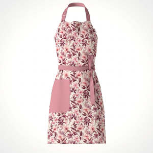 Delantal de Cocina de Algodón de Cobertura Completa, Correa Ajustable para el Cuello con Lazos Largos para la Cintura y Bolsillo Frontal - Product Image 2