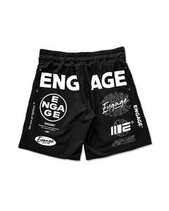 Pantalones Cortos de MMA Engage, Corte Básico, Tela Delgada, Ajuste Regular, Elásticos, de Secado Rápido, Transpirables, para Entrenamiento Diario y Deportes - Product Image 6