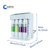 Système de purification d'eau RO Osmose inverse Filtre à eau Machine à eau OEM ODM Élimine les bactéries Petite envergure Gain de place