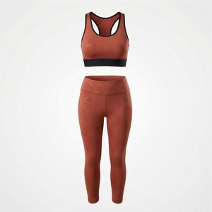 Conjunto de Yoga para Mujer de Diseño Personalizado y Alta Calidad, Estilo Sólido, Largo hasta la Rodilla, Tallas Grandes, Ropa Deportiva - Product Image 1