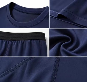 Men's Outdoor Performance Long Sleeve Running T-Shirt Activewear Male Breathable Mesh Fabric Exercise <b>Clothes</b> - Product Image 2
