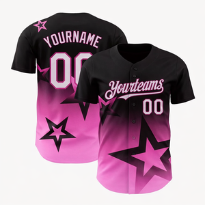 เสื้อเบสบอลแบบสั้นปักลายตามสั่ง ซับลิเมชั่น แห้งเร็ว ระบายอากาศได้ดี ไซส์ใหญ่ ยูนิเซ็กซ์ สำหรับทีม ชมรม โรงเรียน นักกีฬา - Product Image 1