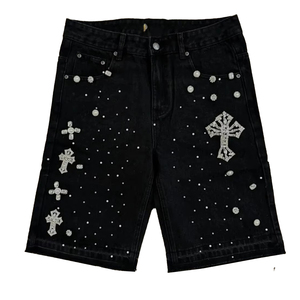 Pantalones Cortos de Mezclilla para Hombre, de Alta Calidad, Lavado Claro, Secado Rápido, Transpirables, 100% Algodón, para Exteriores, los Más Vendidos, en Grandes Cantidades - Product Image 1