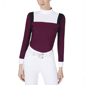 New Design Women Sports Body Suit Wholesale Women Rider Show Shirts Horse Riding <b>Base</b> <b>Layer</b> <b>Long</b> <b>Sleeve</b> Outdoor - Product Image 4