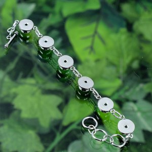 Bracelet à breloques en opale de feu bleu aqua facetté, fait main, en argent sterling 925 plaqué argent, bijoux de luxe, cadeau pour femme, réglable - Product Image 6