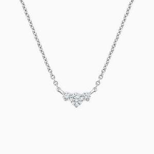 Elegant Oval Pendant Diamond <b>Necklace</b> for Women | Minimal Jewelry | Latest Fashion Trend - Product Image 4