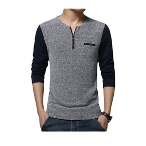 T-shirt Homme Tricoté à Manches Longues 100% Coton – Nouvelle Collection, Qualité Export, Prix Abordable, Personnalisable, Vente en Gros OEM - Product Image 6