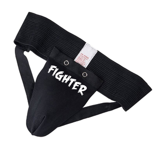 Muay Thai Groin Protector with Plastic Cup Elastic <b>Athletic</b> <b>Support</b> Professional Sparring Training Custom Size - Product Image 5