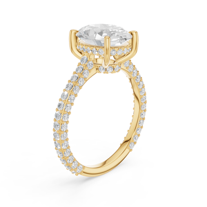 Anillo de Compromiso con Diamante Sintético Cultivado en Laboratorio, Corte Brillante Aurum Diam, Color E, Certificado EGL, Plata 925, Regalo de Lujo para Bodas y Fiestas - Product Image 6