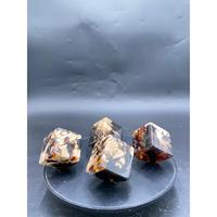 Endonezya Doğal Kehribar Küpü 5 cm Cilalı Taş Gevşek Doğal Kristal Takı Yapımı ve El Sanatları Dekoratif Kullanım İçin