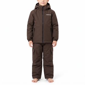 Traje de Esquí Impermeable de una Pieza para Niños, Traje de Nieve Grueso Acolchado, Ropa de Nieve Cálida y Transpirable para Niños y Niñas - Product Image 1