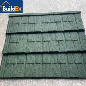 Inde Kerala léger 3d bord avant coupe pierre enduit tuiles de toit en métal Style Bond - Product Image 1