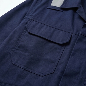 เสื้อแจ็คเก็ตสะท้อนแสงสำหรับงานหนัก พร้อมแถบสะท้อนแสงที่อกและแขนเสื้อ สำหรับงานอุตสาหกรรม รับผลิตแบบ OEM / แบรนด์ส่วนตัว - Product Image 3