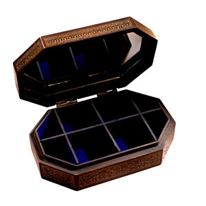 Decorative Wooden Engraved Stylish Storage <b>Box</b> With Hinged Lid For Jewelry <b>Keepsake</b> Vanity Organizer For Homedecor Wedding Gift - Product Image 6