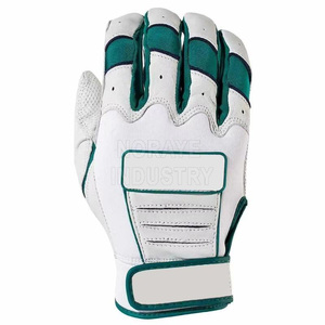 Guantes de Bateo de Softbol Profesionales Unisex, Último Modelo, Guantes de Bateo de Béisbol de Piel de Cabra con Puño Largo y Cuero Digital - Product Image 2