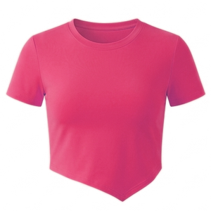 Vente en gros de crop tops pour femmes au design unique, crop tops en tricot sans manches pour femmes, couleur unie, décontracté et adapté au travail - Product Image 4