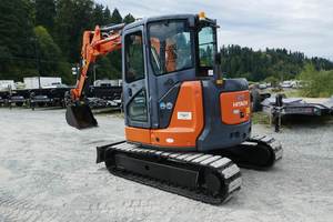 รถขุดขนาดเล็ก Hitachi ZX55UR-2 ปี 2023 ขับเคลื่อน 4 ล้อ ระบบไฮดรอลิก ขนาด 3 ตัน ความจุบุ้งกี๋ 1.7 เมตร เครื่องจักรก่อสร้างขนาดกะทัดรัด - Product Image 2