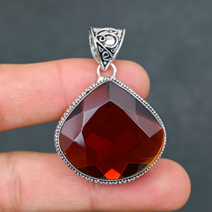 สร้อยคอโกเมน925เครื่องประดับเงินหรูหรา - Product Image 1