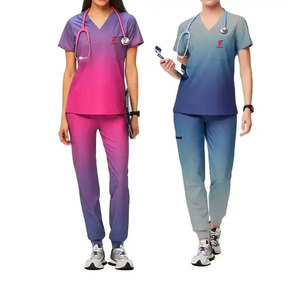 ชุดยูนิฟอร์มโรงพยาบาลผ้าคุณภาพสูง ระบายอากาศได้ดี สวมใส่สบาย สำหรับบุคลากรทางการแพทย์ ผลิตโดยผู้ผลิตมืออาชีพ Solid Trader - Product Image 1