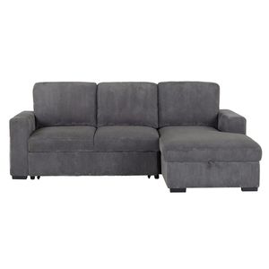 Divano Letto Sezionale Estraibile Melody Grey - Product Image 1