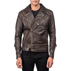 Abrigo de motorista elegante para hombre con prendas de vestir exteriores elegantes de calidad superior perfectas para la moda de invierno y el aspecto moderno informal diario - Product Image 1