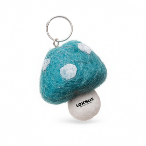 Mushroom Design Felted <b>Key</b> Ring Stylish <b>Key</b> <b>Chains</b> - Product Image 2