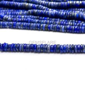 5-6MM Natural Lapis Lazuli Heishi <b>Beads</b> Lapis Lazuli Flat Disc Smooth Gemstone <b>Beads</b> Lapis <b>Beads</b> For Jewelry Making Supplies - Product Image 1
