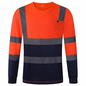 Wholesale rate Men and Women Outdoor <b>Construction</b> Short Sleeve Hi Vis T Shirt High Visibility T Shirt Reflective <b>Work</b> Tee for - Product Image 1