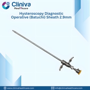 ปลอกหุ้มสำหรับการผ่าตัดผ่านกล้องทางช่องท้องและช่องคลอด (Batuchi) ขนาด 2.9 มม. คุณภาพสูง ใช้ซ้ำได้ สำหรับเครื่องมือผ่าตัดแบบแมนนวล Cliniva - Product Image 1