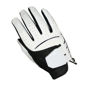 Gants de golf pour hommes en cuir véritable avec logo personnalisable, respirants, isolants thermiquement, anti-humidité, antidérapants, à fermeture auto-agrippante - Product Image 2