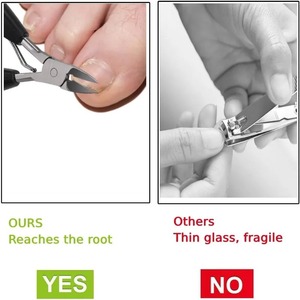 1/3 Piezas Cortaúñas para Uñas Encarnadas, Alicates de Podología para Corrección de Uñas, Cortacutículas, Herramienta de Cuidado para Paroniquia, Pedicura y Manicura - Product Image 3