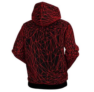 Sudadera con Capucha para Hombre, Diseño de Salpicaduras de Pintura Coloridas, Corte Regular, Informal, Tejida, con Estampado de Goteo y Logotipo en la Espalda, Estilo Veraniego - Product Image 4
